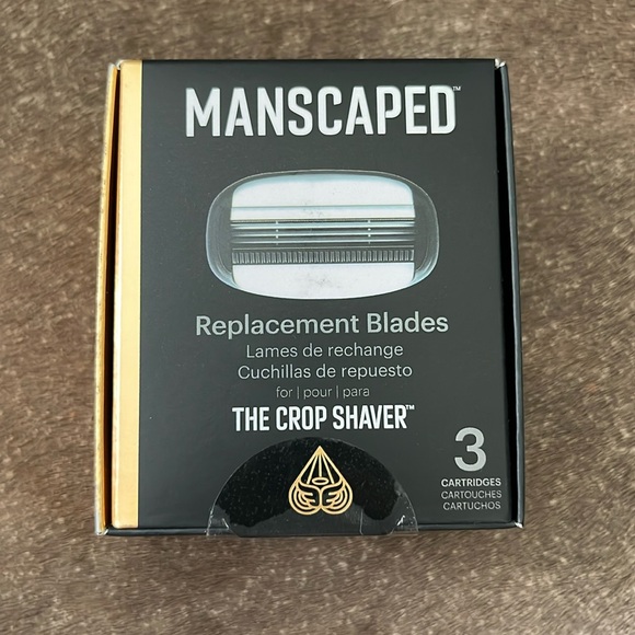 MANSCAPED® The Crop Shaver Replacement Blades Men's 3-Blade Stainless Steel Grad - Picture 1 of 6